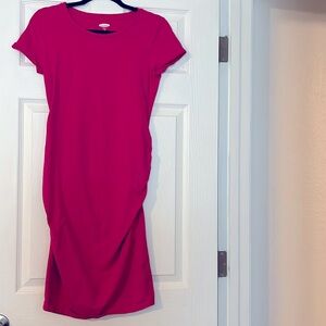 Old Navy Pink fitted maternity dress
